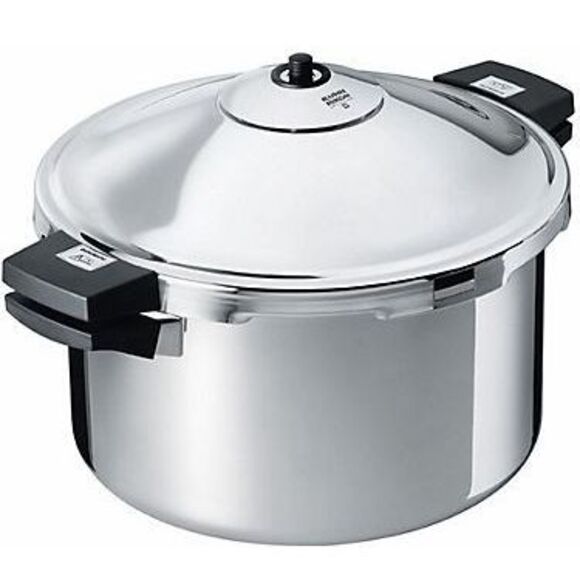 Kuhn Rikon Stainless 8 qt Duromatic Family Style Stockpot pressure cooker - Picture 1 of 9